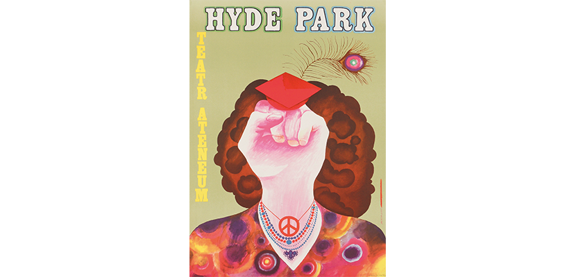 Andrzej Bertrandt, Plakat teatralny, Hyde Park